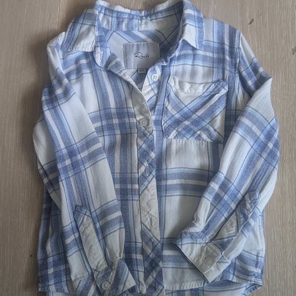 Kids Rails Flannel Button Up Shirt - 2-3